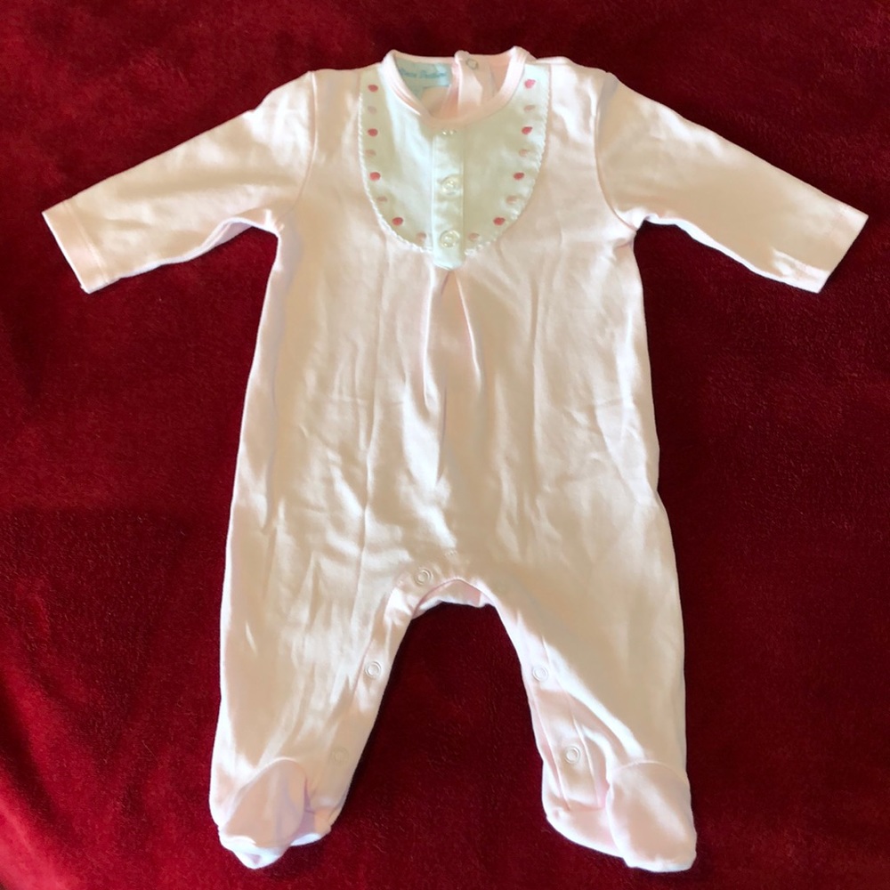 Feltman Brothers footie pajamas pink 6-9 months